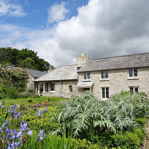 Traditional stone holiday cottage.